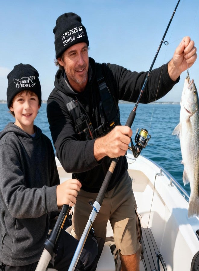 GOAUS Fishing Gifts Funny Hat Beanie and Socks, Stocking Stuffers for Men Boys Dad Son Husband Boyfriend Grandpa - Image 4